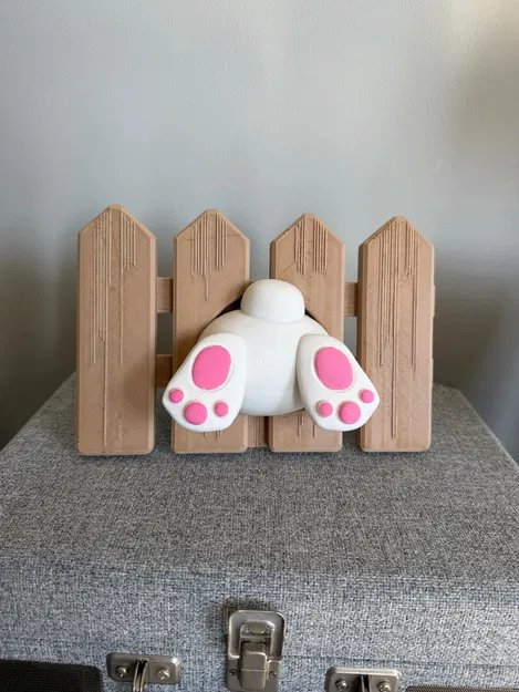 Mô hình thỏ chui hàng rào trang trí cực dễ thương cho ngày Phục sinh - Image 5