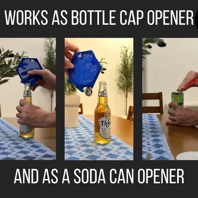 SnapBar - Hệ thống lót ly mô-đun đa năng: Mở bia, mở lon & nam châm dán tủ lạnh