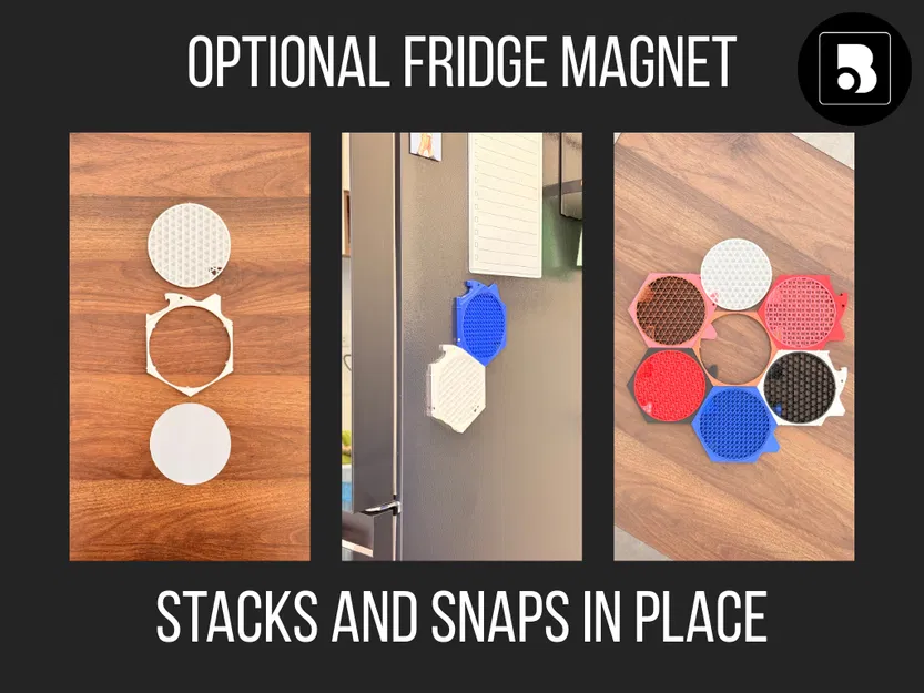 SnapBar - Hệ thống lót ly mô-đun đa năng: Mở bia, mở lon & nam châm dán tủ lạnh - Image 6
