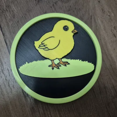 Đế lót ly Gà con Phục sinh – Series #02