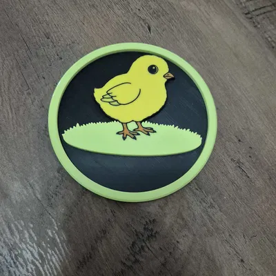 Đế lót ly Gà con Phục sinh – Series #02