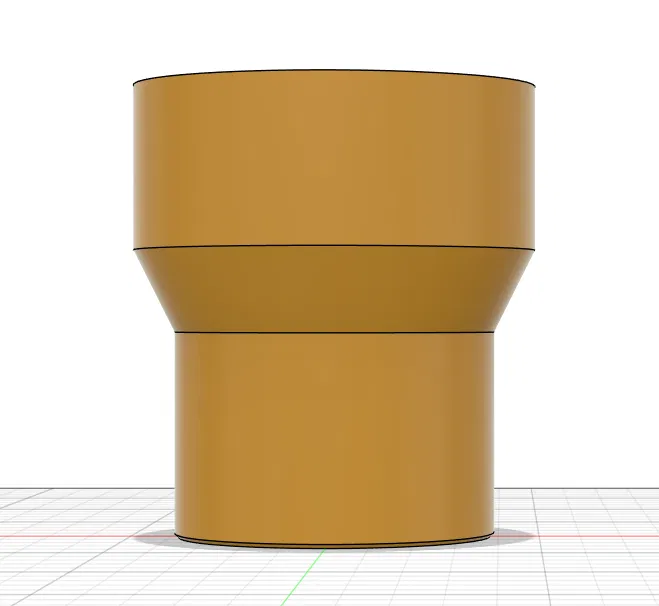 Khớp chuyển đổi ống PVC 4 inch sang ống thoát nước gân 4 inch - Image 2