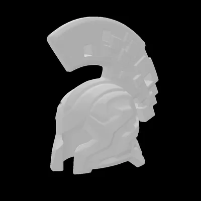 Mũ giáp chiến binh phong cách Pixel cho mô hình Lego