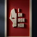 “I AM IRON MAN” – Tranh treo tường 3D (Thiết kế nhiều lớp) - Thumbnail 1