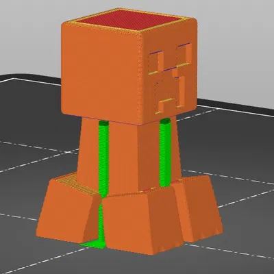 Mô hình 3D Creeper Minecraft