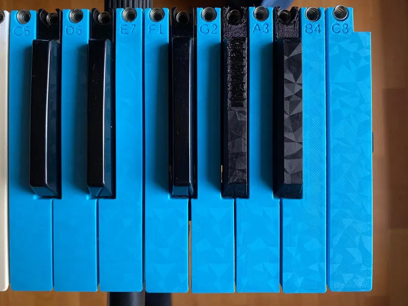 Bộ phím đàn Piano in 3D thay thế cho Roland E-68 - Image 2