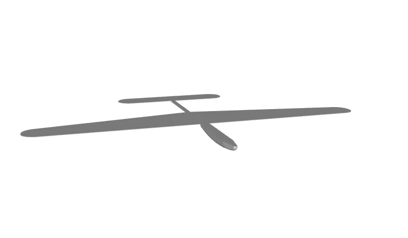 Mô hình máy bay lượn (Plane Model) in 3D - Đồ chơi giải trí độc đáo - Image 1