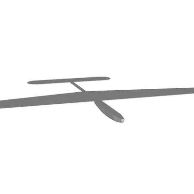 Mô hình máy bay lượn (Plane Model) in 3D - Đồ chơi giải trí độc đáo