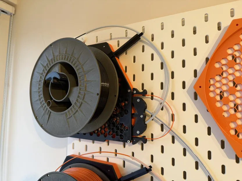 Giá đỡ cuộn nhựa tích hợp Buffer cho Core ONE & MMU3 trên bảng Skådis (Tương thích INDX!) - Image 1