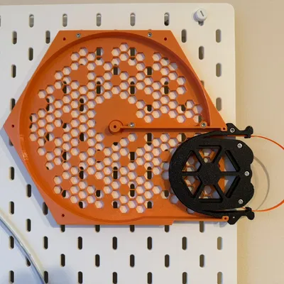 Giá đỡ cuộn nhựa tích hợp Buffer cho Core ONE & MMU3 trên bảng Skådis (Tương thích INDX!)