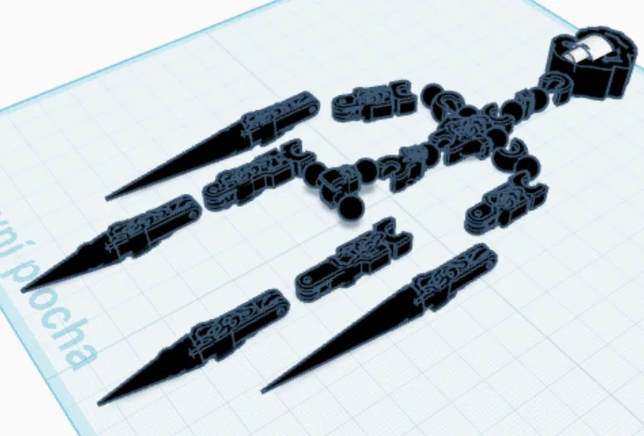 Mô hình Locust 13 (Doctor Nowhere) khớp nối linh hoạt cho fan Analog Horror - Image 1