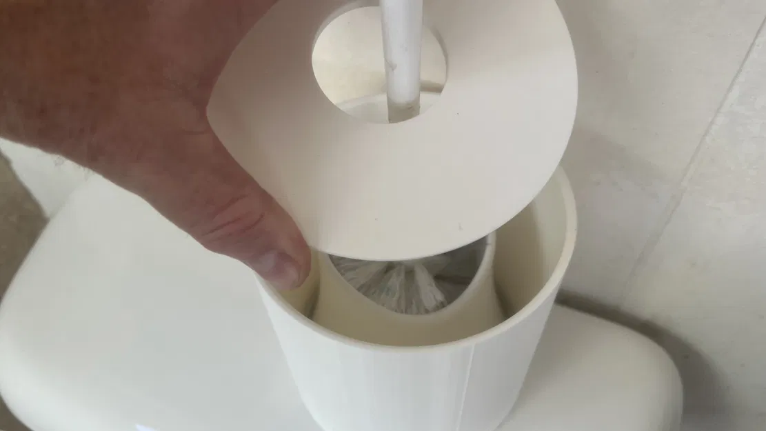 Giá đỡ bàn chải cọ toilet in 3D: Gọn gàng và tinh tế cho phòng tắm - Image 1