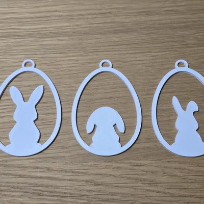 Bộ phụ kiện treo trang trí trứng Phục sinh - Set 01