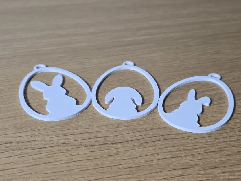 Bộ phụ kiện treo trang trí trứng Phục sinh - Set 01 - Image 3