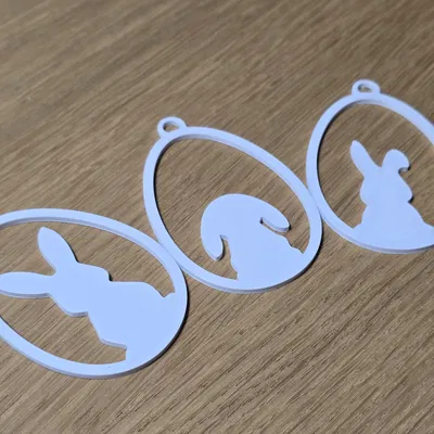 Bộ phụ kiện treo trang trí trứng Phục sinh - Set 01