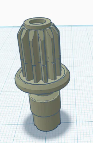 Mô hình bánh răng trụ (Pinion Gear) độ chính xác cao cho in 3D - Image 2