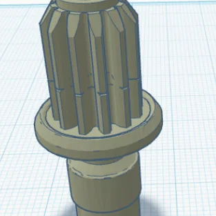 Mô hình bánh răng trụ (Pinion Gear) độ chính xác cao cho in 3D
