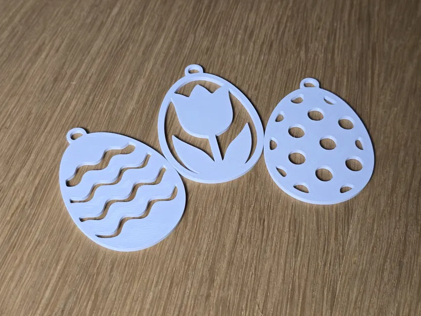 Bộ mẫu treo trang trí trứng Phục sinh - Set 04 - Image 2