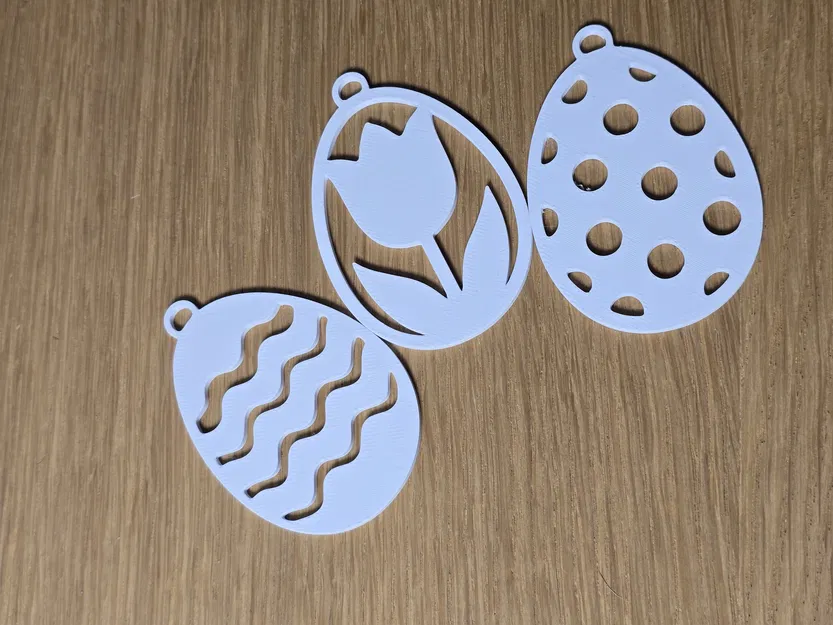 Bộ mẫu treo trang trí trứng Phục sinh - Set 04 - Image 3