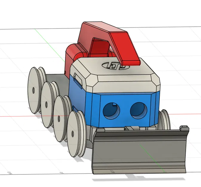 Mô hình Robot HP Snowcat in 3D độc đáo - Image 1