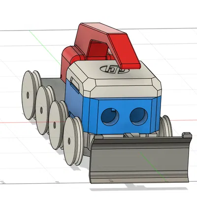 Mô hình Robot HP Snowcat in 3D độc đáo