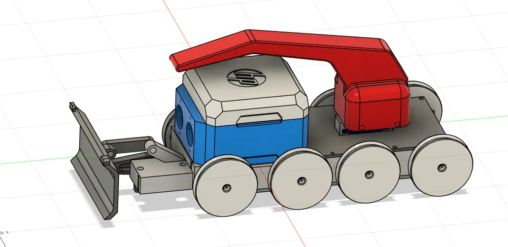 Mô hình Robot HP Snowcat in 3D độc đáo - Image 2