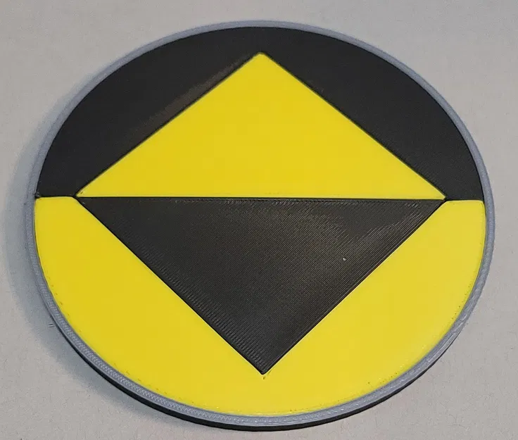 Miếng lót ly ReBoot Logo (Coaster) in 3D độc đáo - Image 1