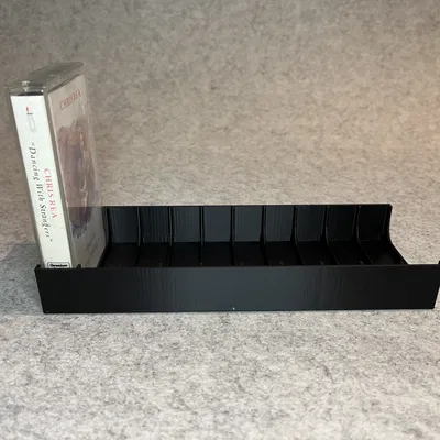 Khay 3D trưng bày 10 băng Cassette gọn gàng, phong cách