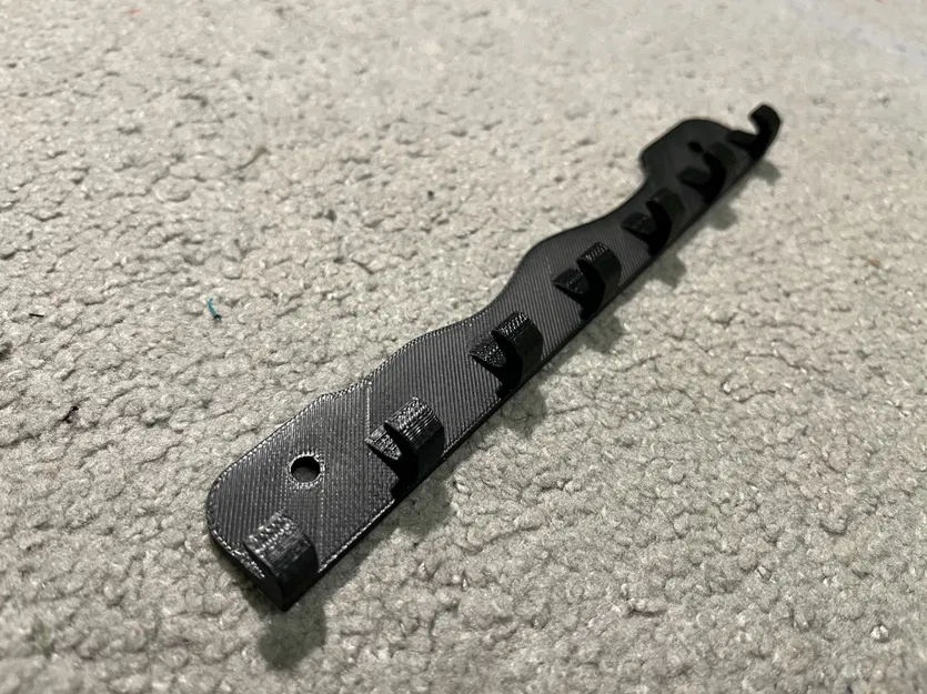 Thanh treo chìa khóa 7 móc đơn giản - Phụ kiện gọn nhà - Image 4