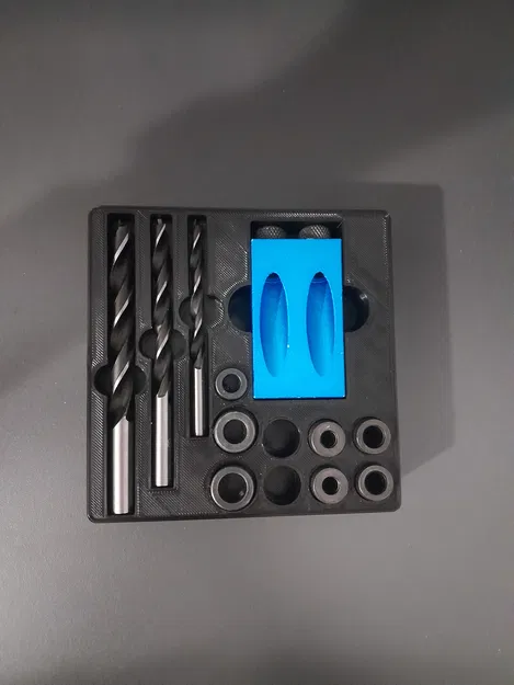 Khay Đựng Dụng Cụ 3x3 Hệ Grindfinity Cho Mũi Khoan - Image 1