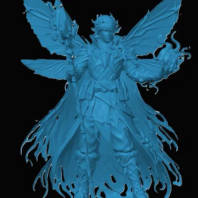 Mô hình Fairy Warlock - Nhân vật ma pháp cho game D&D và Tabletop