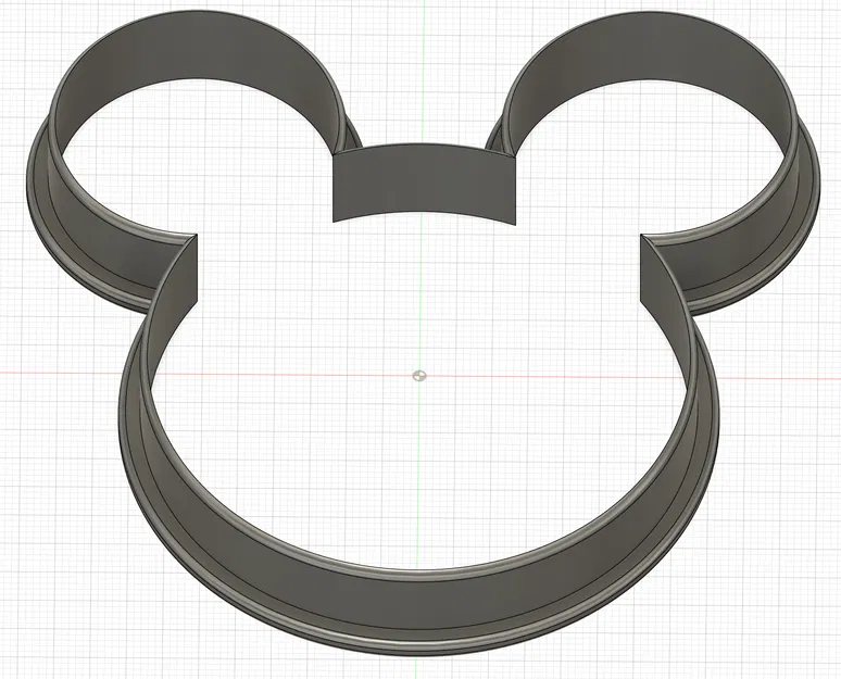 Khuôn cắt bánh quy hình Mickey Mouse đáng yêu in 3D - Image 1
