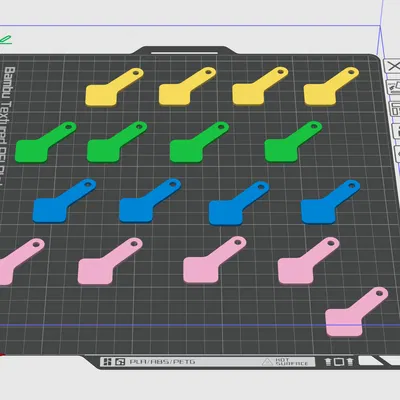 Đồng xu nhựa in 3D mở khóa xe đẩy siêu thị siêu tiện lợi