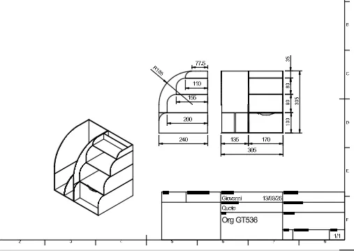 Kệ Để Bàn Đa Năng Organizer GT536 - File In 3D Thông Minh - Image 4