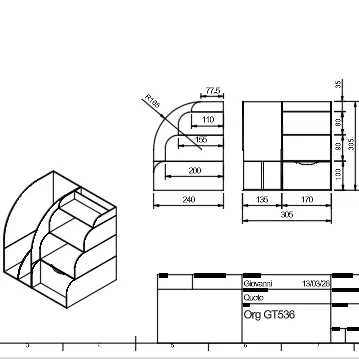 Kệ Để Bàn Đa Năng Organizer GT536 - File In 3D Thông Minh