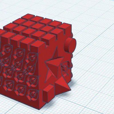 Mô hình Sensory Cube - Khối lập phương kích thích giác quan độc đáo