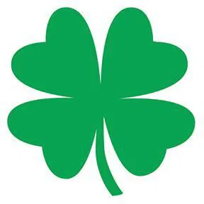 Nút cài hình cỏ ba lá (Shamrock Button)