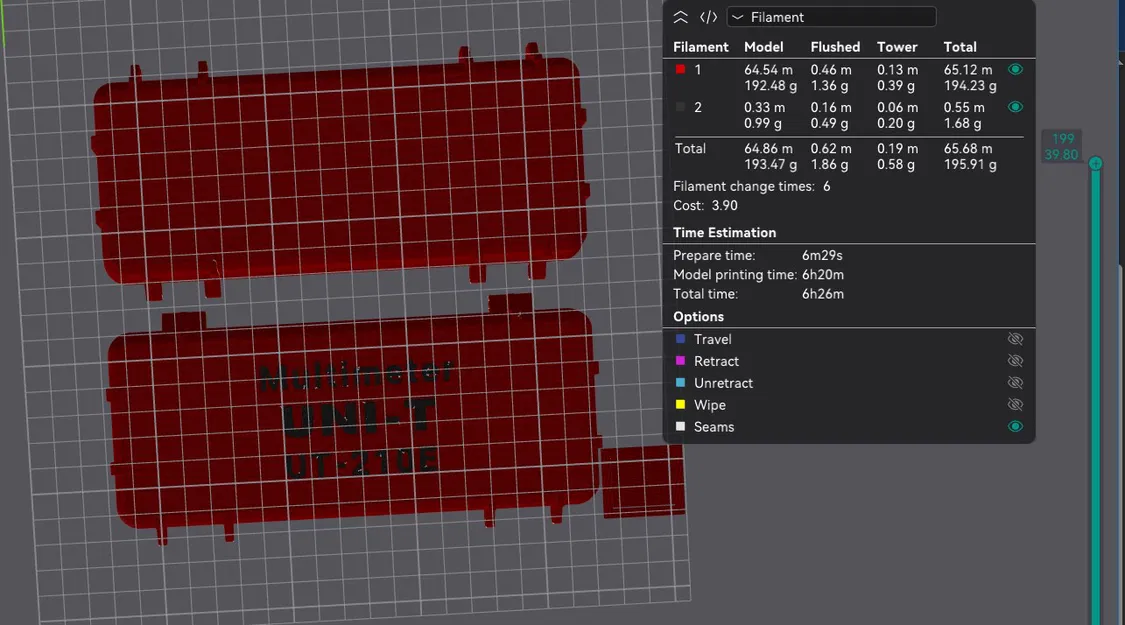 Hộp chống va đập cho đồng hồ vạn năng UNI-T UT-210E - Image 2