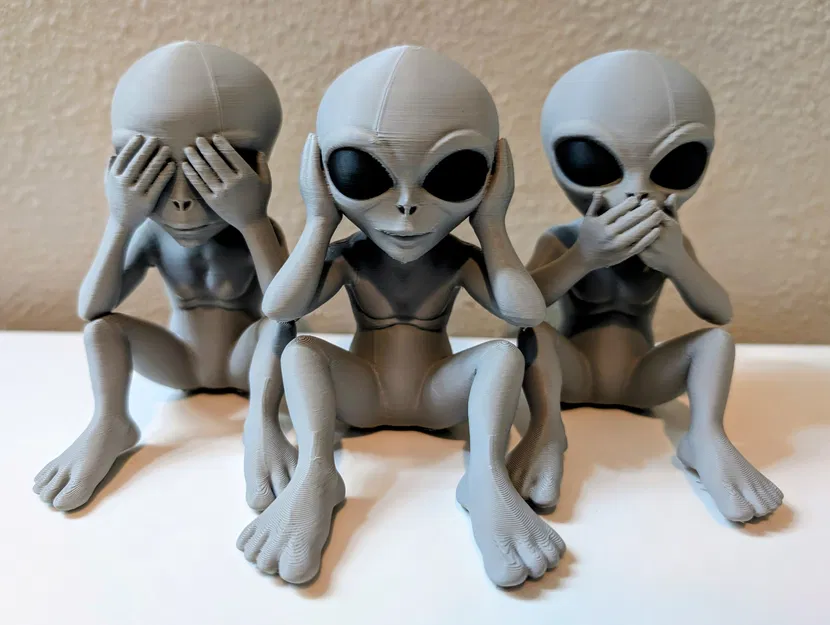 Bộ sưu tập người ngoài hành tinh: Không nhìn, không nghe, không nói điều ác - Image 1