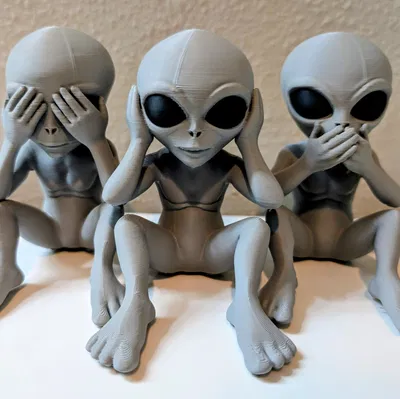 Bộ sưu tập người ngoài hành tinh: Không nhìn, không nghe, không nói điều ác