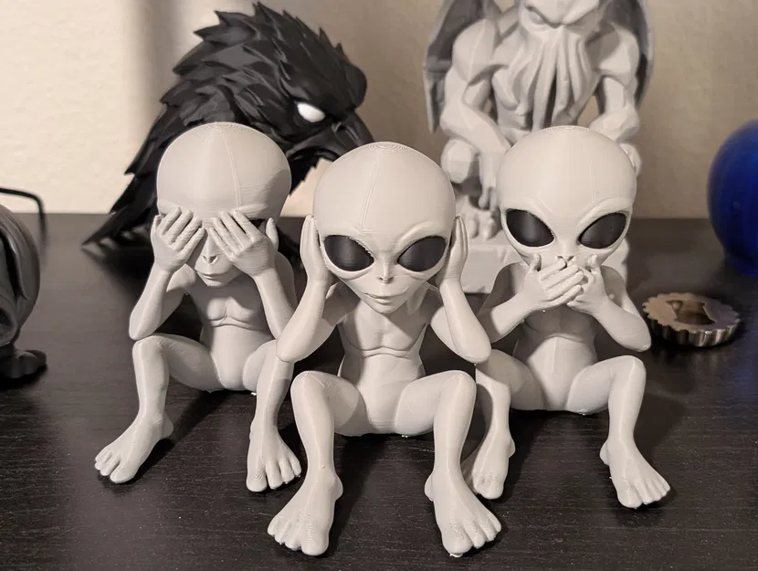 Bộ sưu tập người ngoài hành tinh: Không nhìn, không nghe, không nói điều ác - Image 2