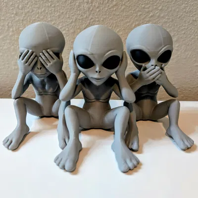 Bộ sưu tập người ngoài hành tinh: Không nhìn, không nghe, không nói điều ác
