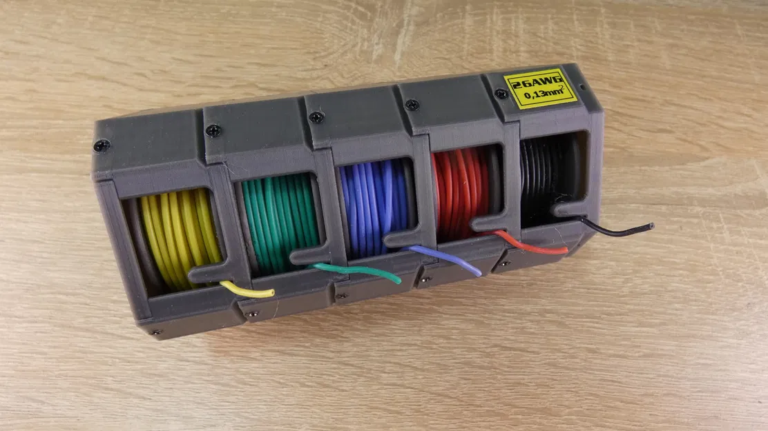 Bộ giá đỡ và chia dây điện dạng module tiện lợi cho góc làm việc - Image 1