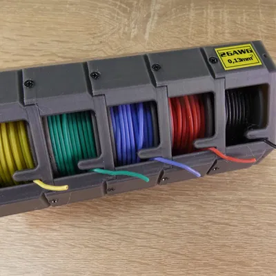 Bộ giá đỡ và chia dây điện dạng module tiện lợi cho góc làm việc