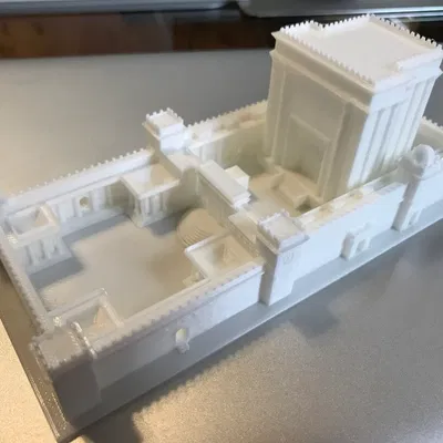 Mô hình 3D Đền thờ Jerusalem thứ hai - Solomon's Second Temple