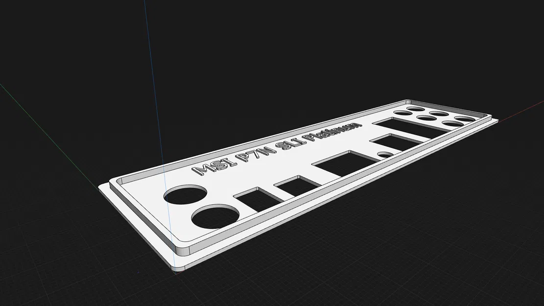 IO Shield cho MSI P7N SLI Platinum (MS-7380) - Image 2