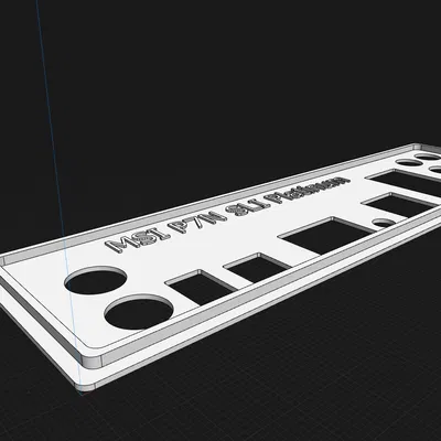 IO Shield cho MSI P7N SLI Platinum (MS-7380)