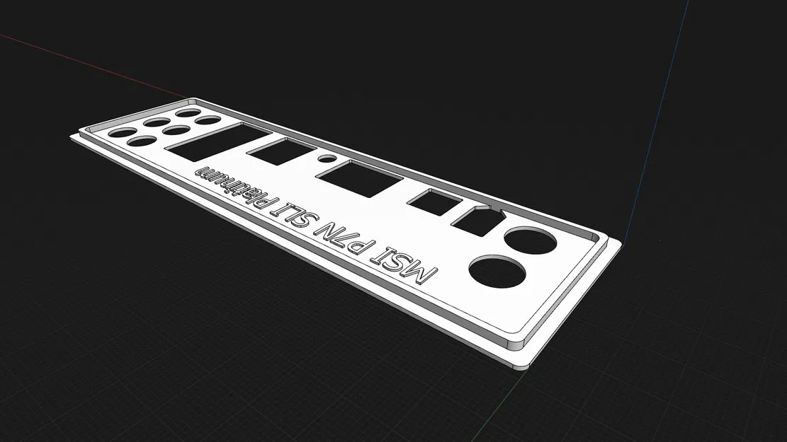 IO Shield cho MSI P7N SLI Platinum (MS-7380) - Image 3