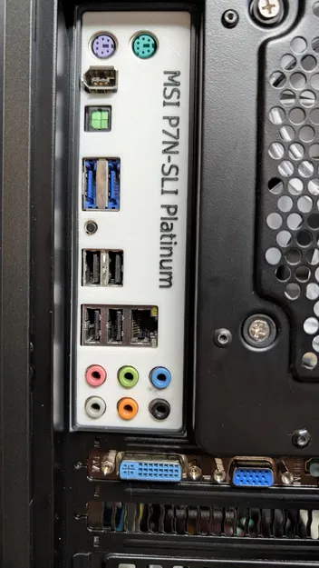 IO Shield cho MSI P7N SLI Platinum (MS-7380) - Image 4