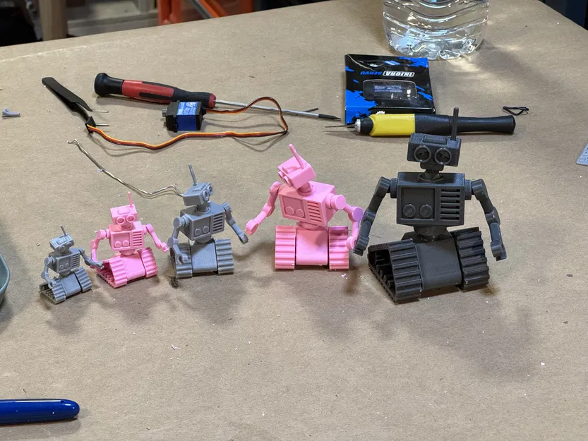 Mô hình Robot Kit Card: Đồ chơi lắp ráp 3D linh hoạt cực chất - Image 2